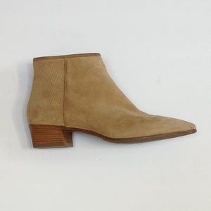 Aquatalia Fire Perforated Suede Ankle Bootie